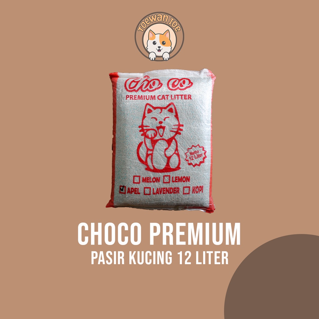 Jual Choco Premium Pet Litter Pasir Kucing Gumpal Wangi Liter Grab