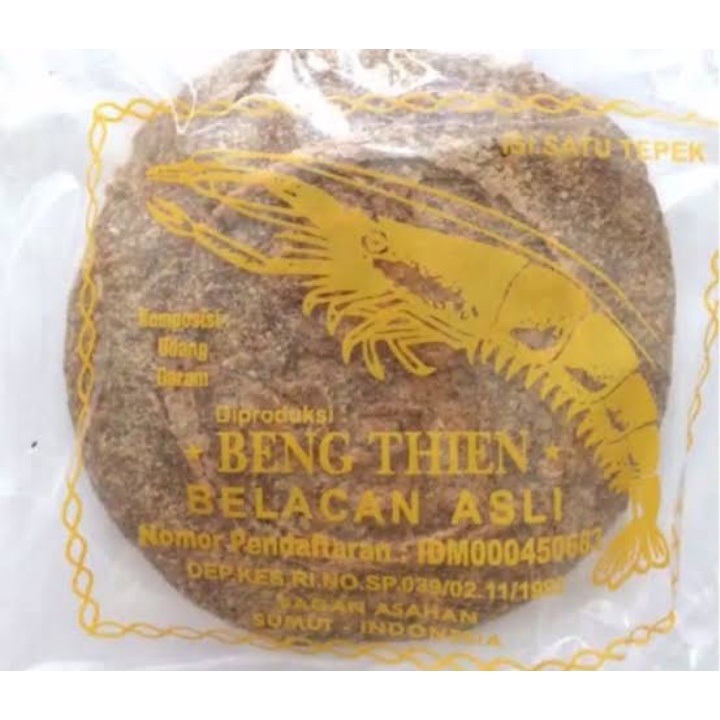 Jual Terasi Belacan Beng Thien Asli Medan Gr Shopee Indonesia