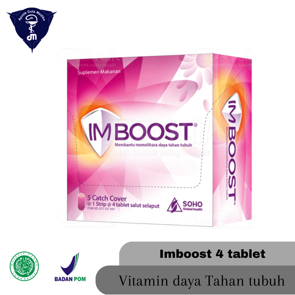 Jual IMBOOST 4 TABLET MULTIVITAMIN DEWASA SUPLEMEN DEWASA DAYA TAHAN