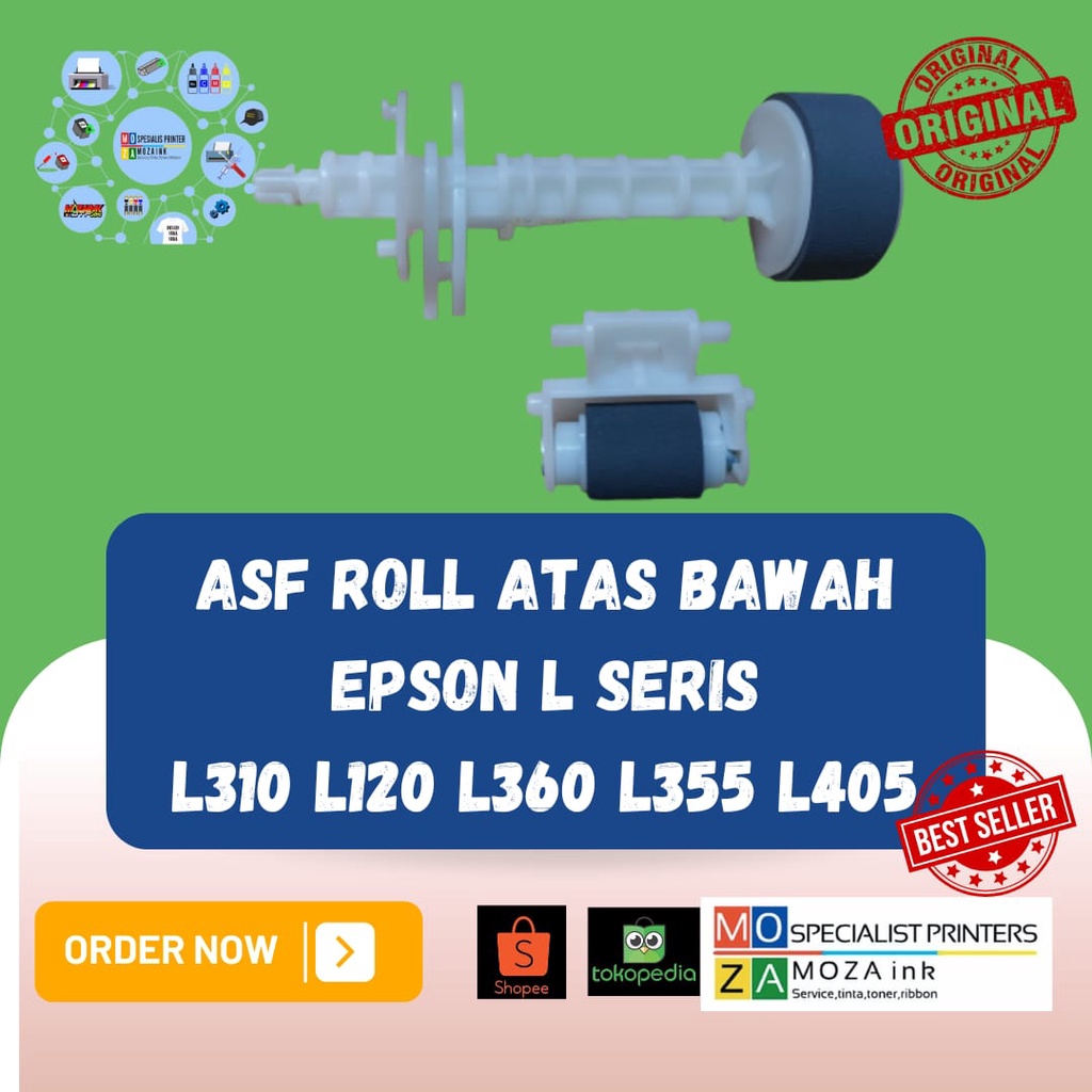 Jual ASF Roller 1set Printer Epson L110 L120 L300 L310 Roller Penarik