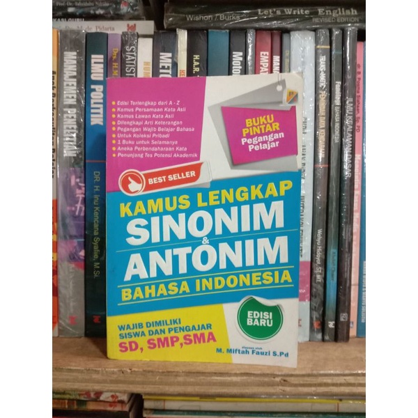 Jual BUKU KAMUS LENGKAP SINONIM DAN ANTONIM Shopee Indonesia