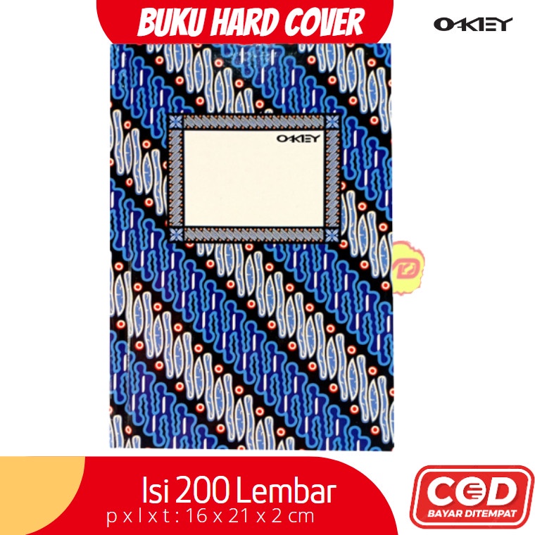 Jual Buku Tulis Hard Cover Kwarto Hardcover Besar Motif Batik Parang