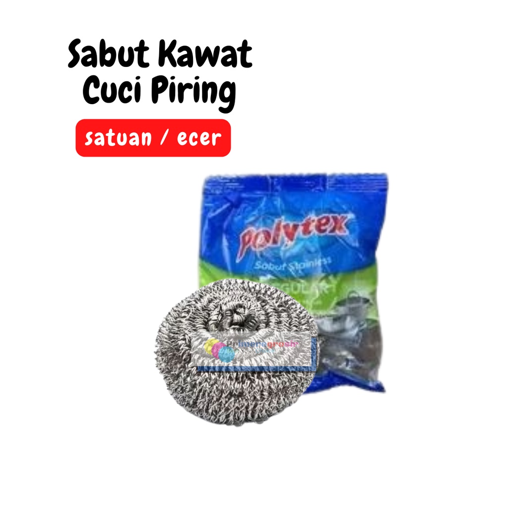 Jual Kawat Cuci Piring Dan Gosok Panci Wajan Polytex Ecer Sabut Cuci