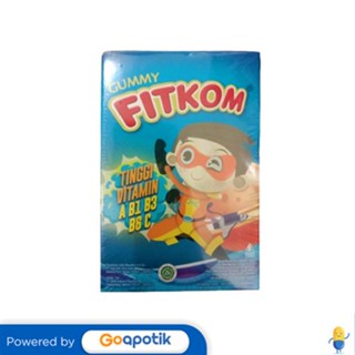 Jual Fitkom Gummy Multivitamin Biru 12 Gram Box 4 Sachet 48 Gram