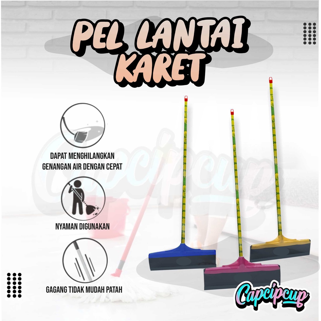 Jual Pel Lantai Karet Wiper Lantai Karet Serokan Air Dorongan Air Pel