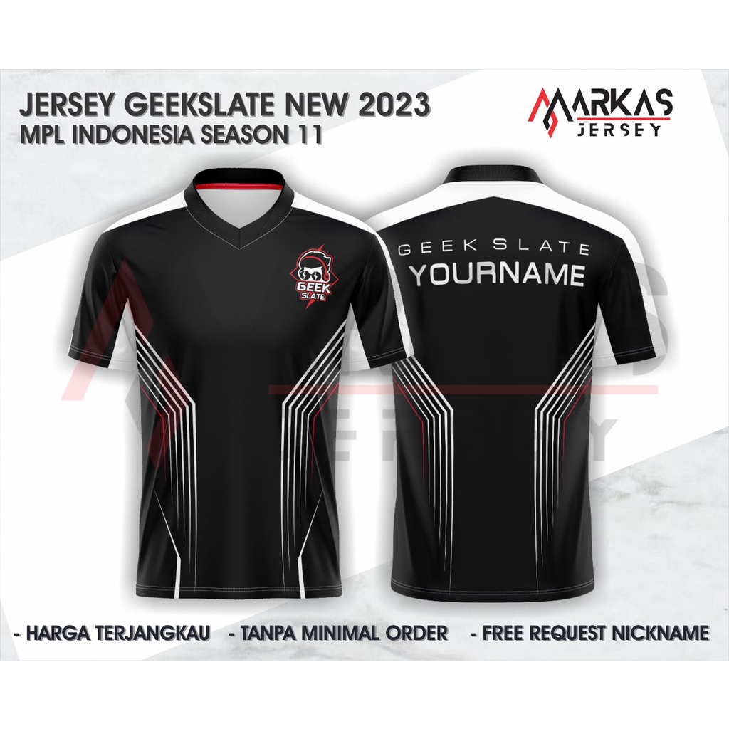 Jual JERSEY BAJU KAOS GEEKSLATE NEW 2023 MPL ID SEASON 11 MOBILE