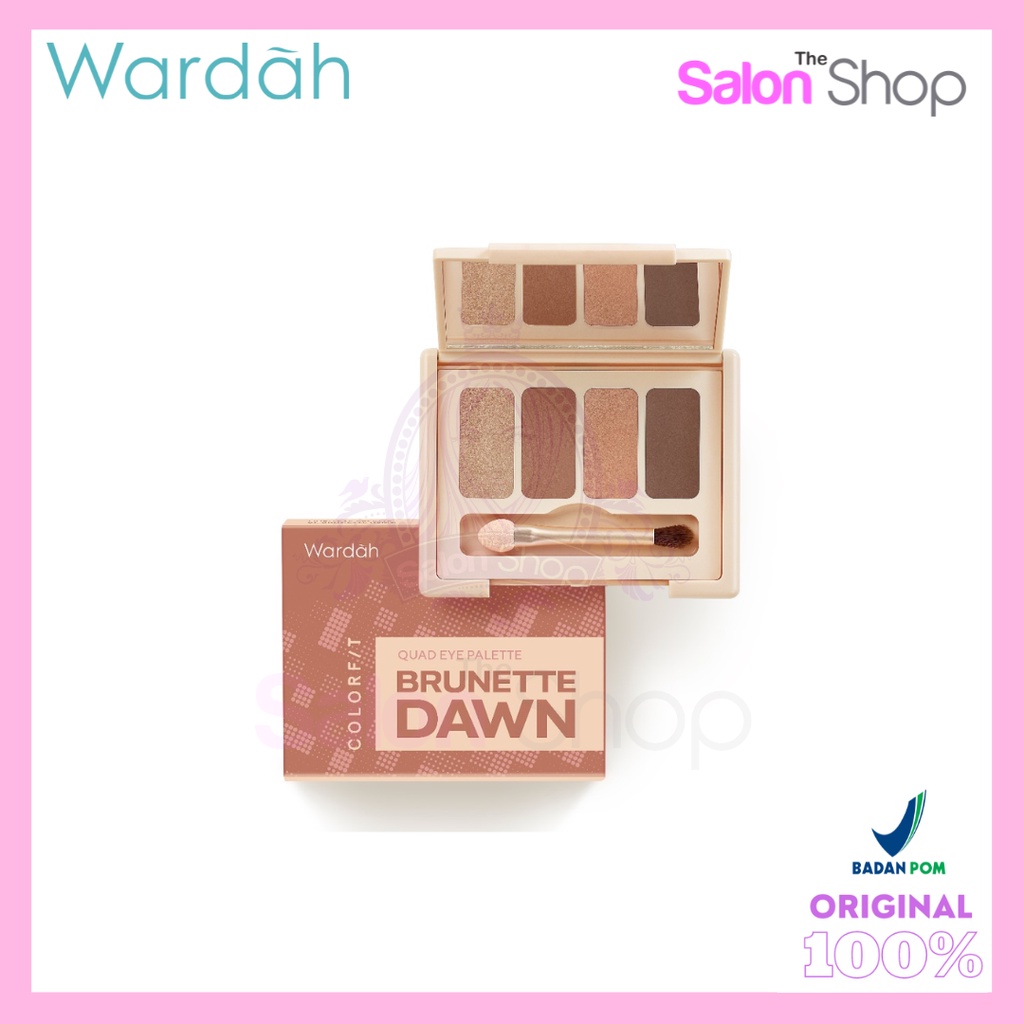 Jual Wardah Colorfit Quad Eye Palette G Shopee Indonesia