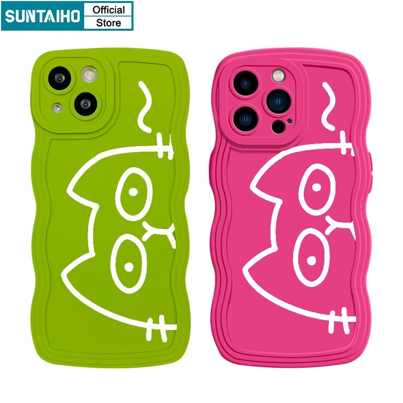 Jual Suntaiho Simple Creative Art A Line Cat Pattern Soft Case Silikon