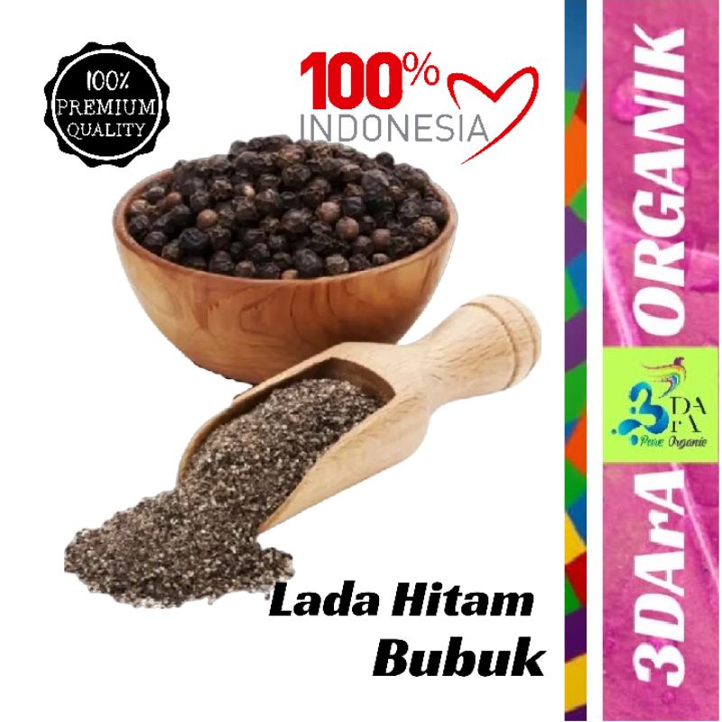 Jual Lada Hitam Bubuk Gr Merica Hitam Bubuk Black Pepper Powder