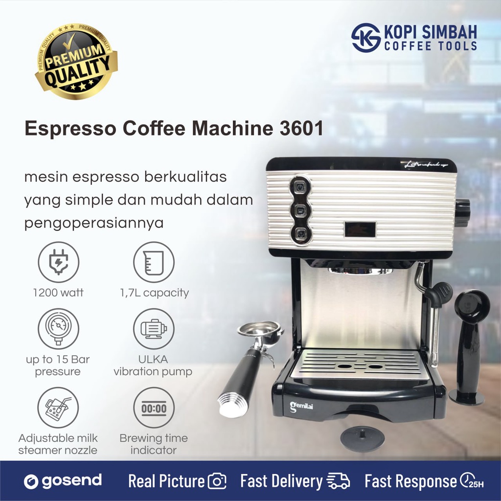 Jual Mesin Espresso Gemilai Crm Alat Seduh Pembuat Kopi Espreso