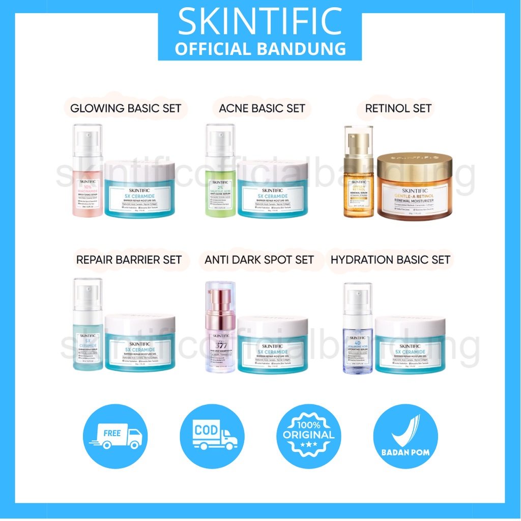 Jual Skintific Pcs Set X Ceramide Moisture Gel Serum By