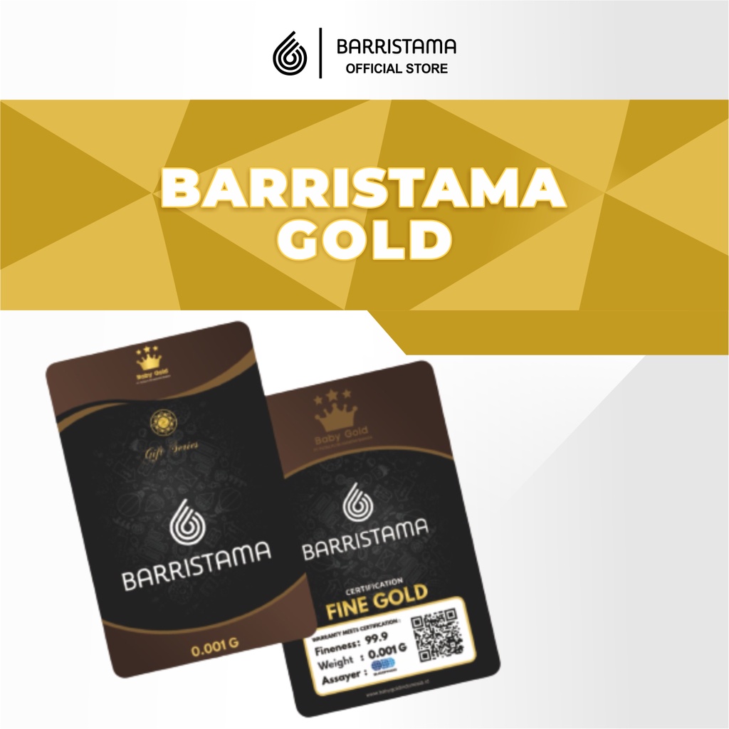 Jual Barristama Gold 0 001gram 24 Karat Baby Gold Emas Mini Gift