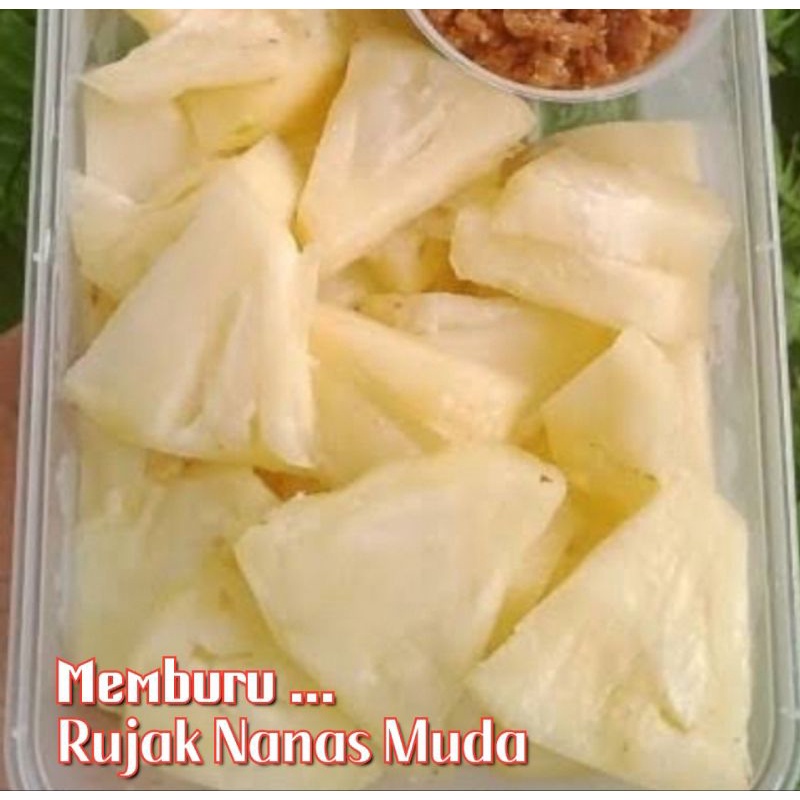 Jual Rujak Nanas Muda Rasa Asem Manis Fresh Bumbu Shopee Indonesia