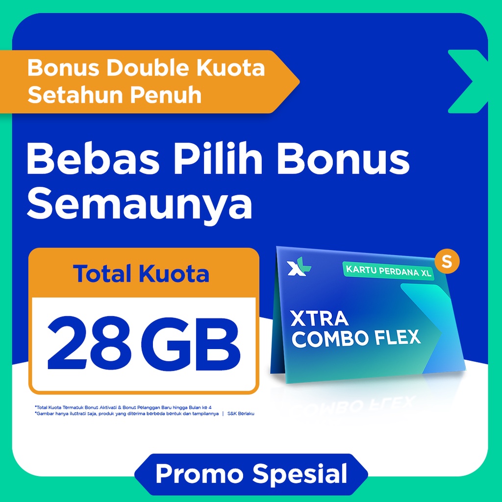 Jual Spesial Kartu Perdana XL Xtra Combo Flex S 4GB Shopee Indonesia