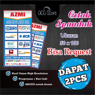 Jual Acg Store Pcs Ukuran X Cetak Spanduk Otlet Banner Pembayaran