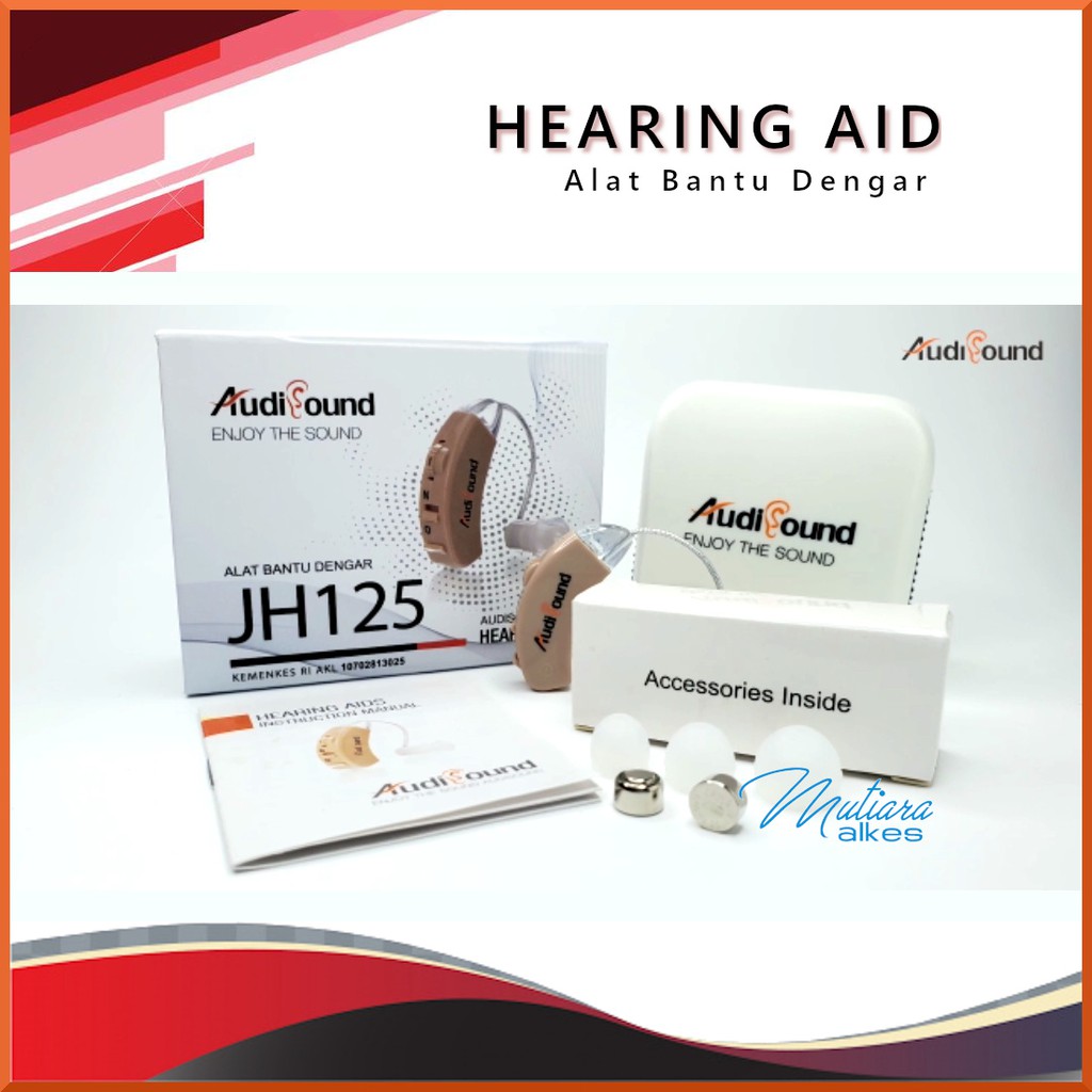 Alat Bantu Dengar Audisound JH125 Kualitas Premium - Hearing Aid