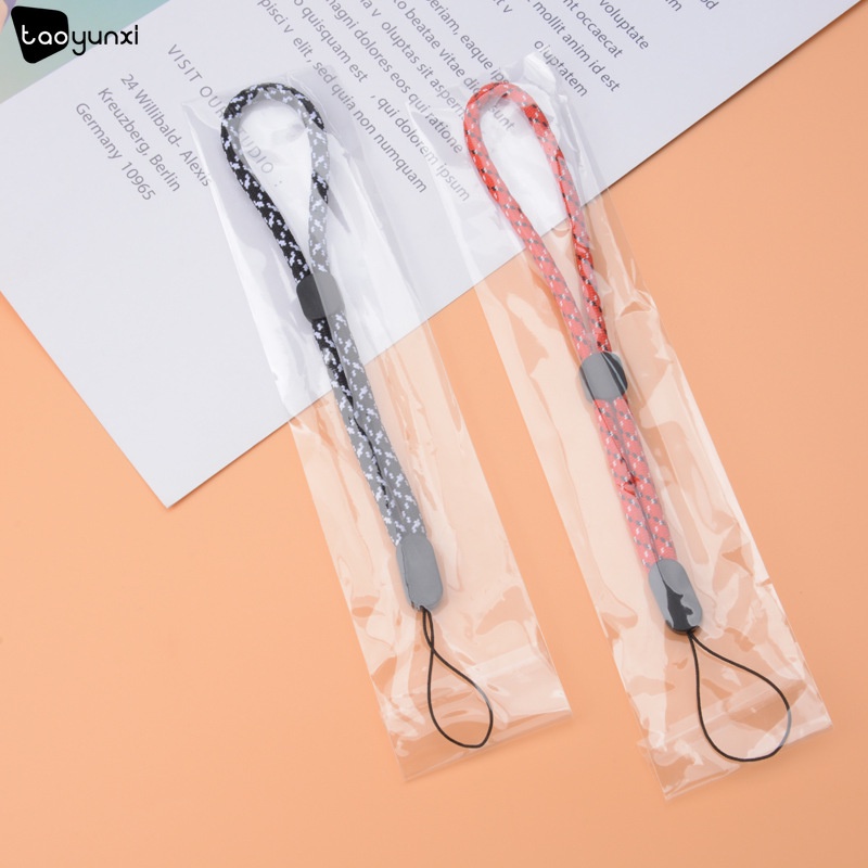COD Mobile Phone Tablet Computer USB Key Adjustable Mobile Phone Lanyard Short Round Multi-color Optional Lanyard Round Rope