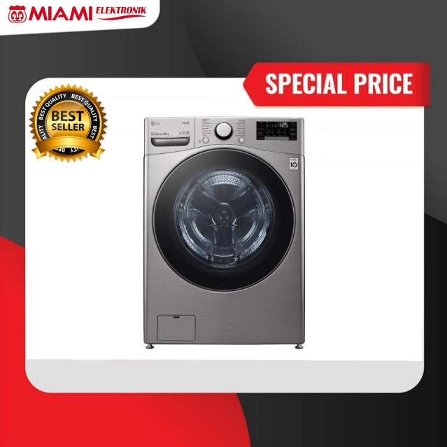 LG Mesin Cuci 20kg F2720SVRV / Front Loading F2720 FVRV