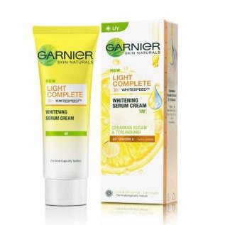 ^ KYRA ^ GARNIER Whitening Serum Cream With UV Protection Tampak Glowing Cerah Merona - Netto 20 ml