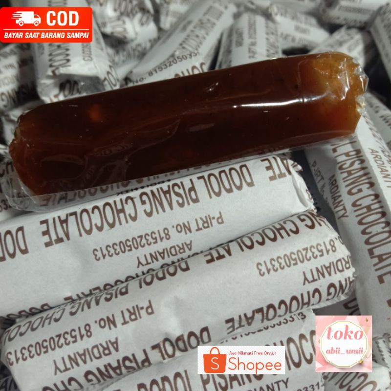 

[toko. abii_umii]premium quality dodol garut pisang coklat 500gram