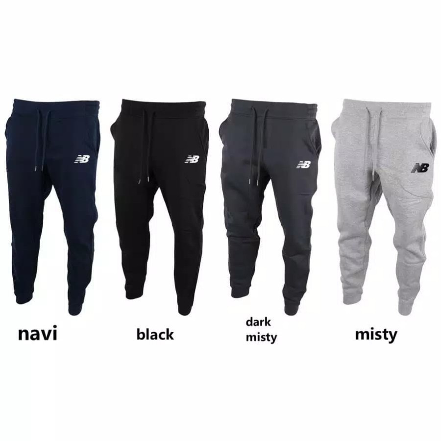 Jogger Pants NB P0WER RUN Celana Olahraga Premium Celana Training Joger Kekinian Big Size Free Kaos
