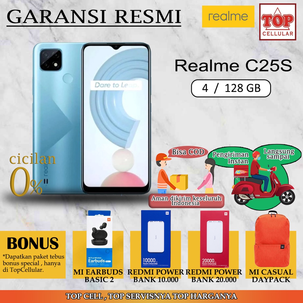 Jual Realme C25s [4/128 GB] | Garansi Resmi | Shopee Indonesia