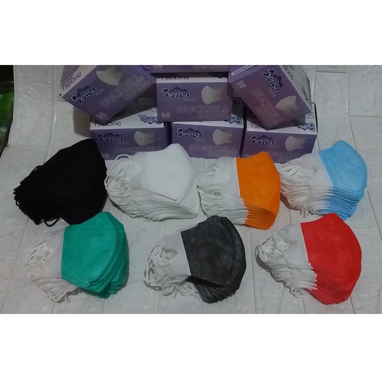 MASKER DUCKBILL SENSA  ISI 50PCS