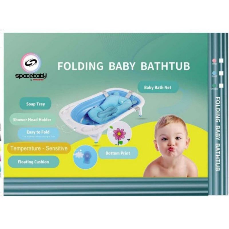 Spacebaby Folding Baby Bathtub (Bak Mandi Bayi Lipat) SB388