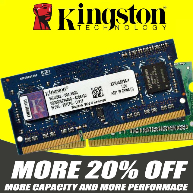 Used Kingston ram memory ddr3 2G 4GB 8GB 1333MHZ PC3-10600S 1600MHZ 12800S DDR2 800Mhz 667Mhz 204pin