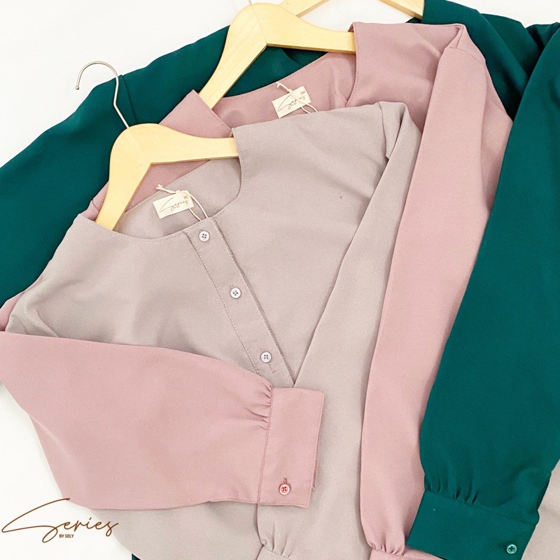 Blouse Asha / Blouse Atasan Wanita Lady Zara Size Standard dan Jumbo