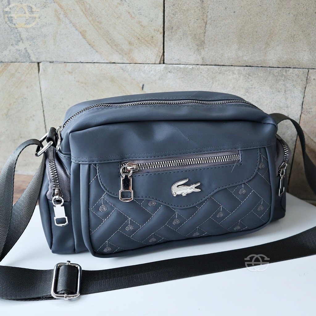 AKACI tas selempang wanita 4 ruang terbaru sling bag cewek korea nilon super AK6836 THR-7