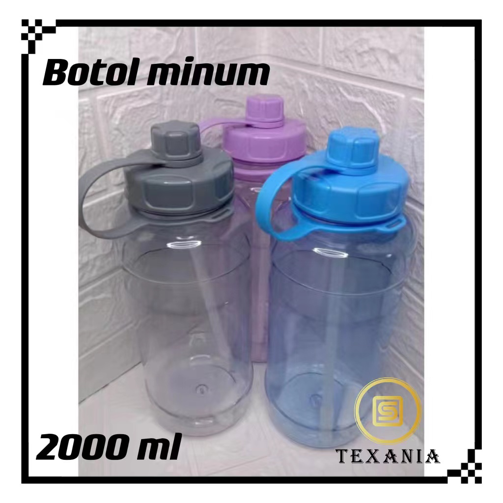 Jual Botol Minum Jumbo Botol Minum 2liter Tempat Air Minum 2000ml Besar Shopee Indonesia 1414