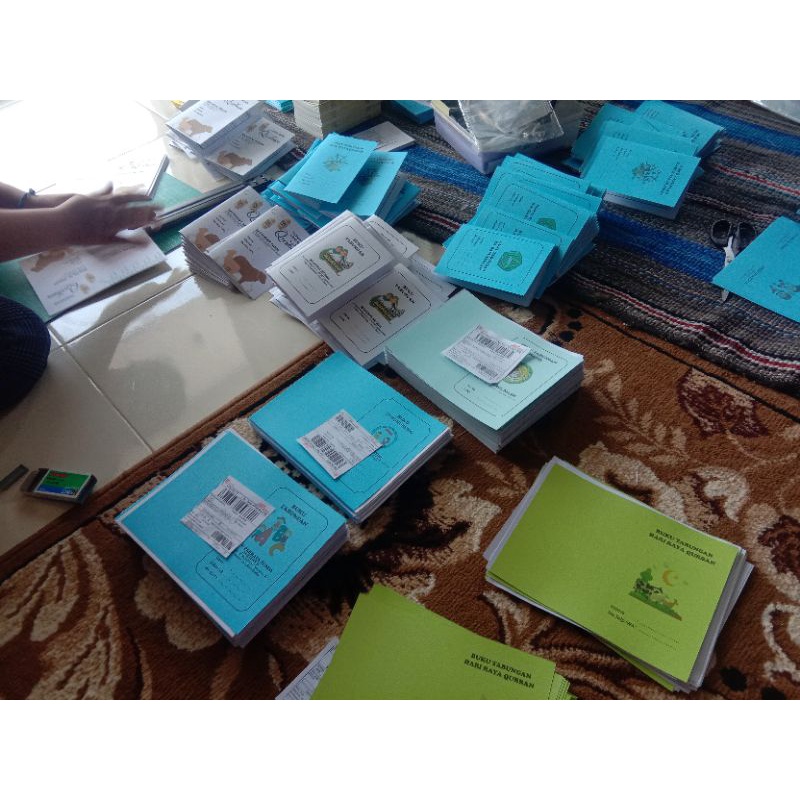

KHUSUS ORDERAN DIATAS 300 PCS BUKU TABUNGAN