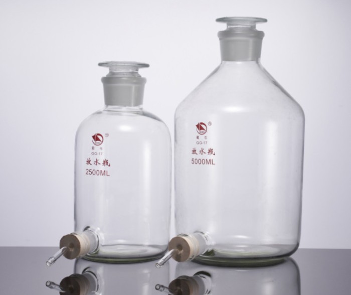 Specimen Jar Bottle / Botol Spesimen Kaca dengan Keran 2500ml