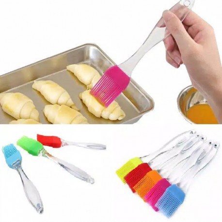 Kuas Minyak Silikon Mentega Silicone Brush Baking Tools Panggang Cooking Brush Roti Barbeque Koas Silikon