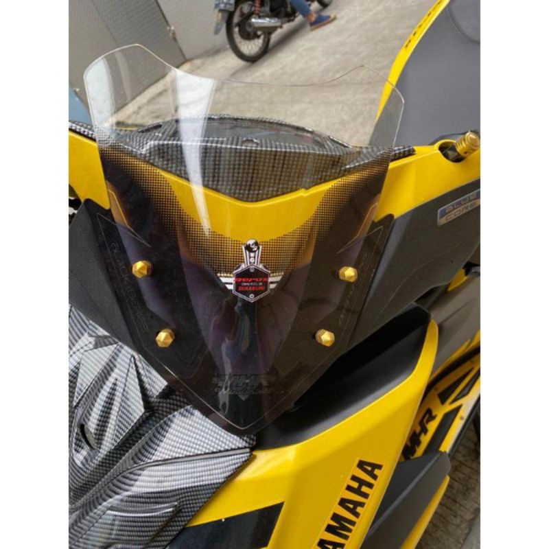 WINSHIELD/VISOR/WINSIL YAMAHA AEROX 155 CARBON HITAM MHR