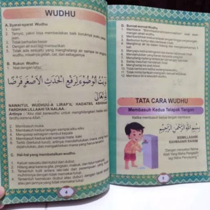 buku materi belajar shalat dan berdoa,juz'amma (15×24cm)