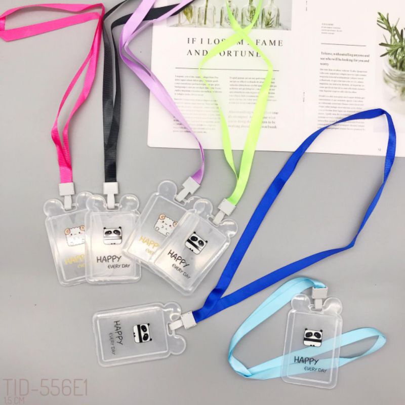 

Gantungan Kartu Akses Kartu Kerja Tali Kartu Nama / CARD HOLDER TRANSPARAN / NAME TAG KARAKTER / NAME TAG TALI
