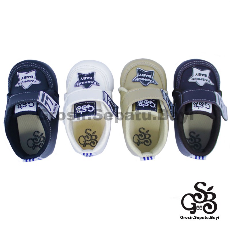 sepatu bayi baby shoes prewalker laki laki perempuan umur 2 - 14 bulan model Fashion 77