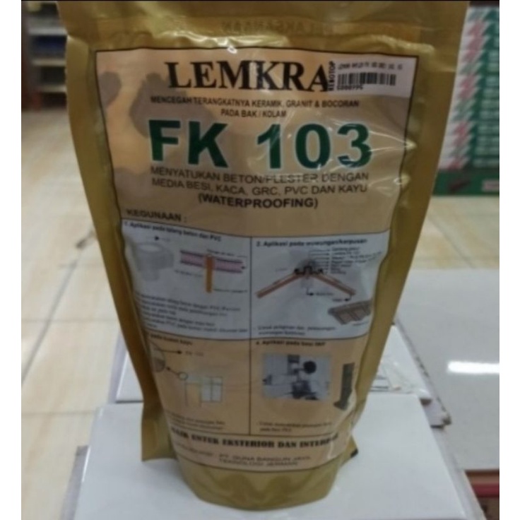 lemkra fk103 perekat kramik multifungsi 1kg