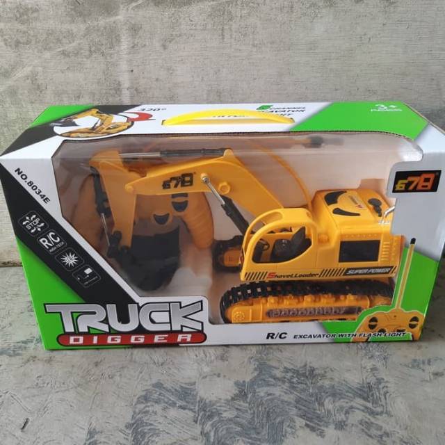 rc alat berat excavator - truck remote control - beko radio controle