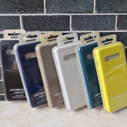 SAMSUNG LEATHER COVER GALAXY S10 PLUS CASE ORIGINAL RESMI SEIN