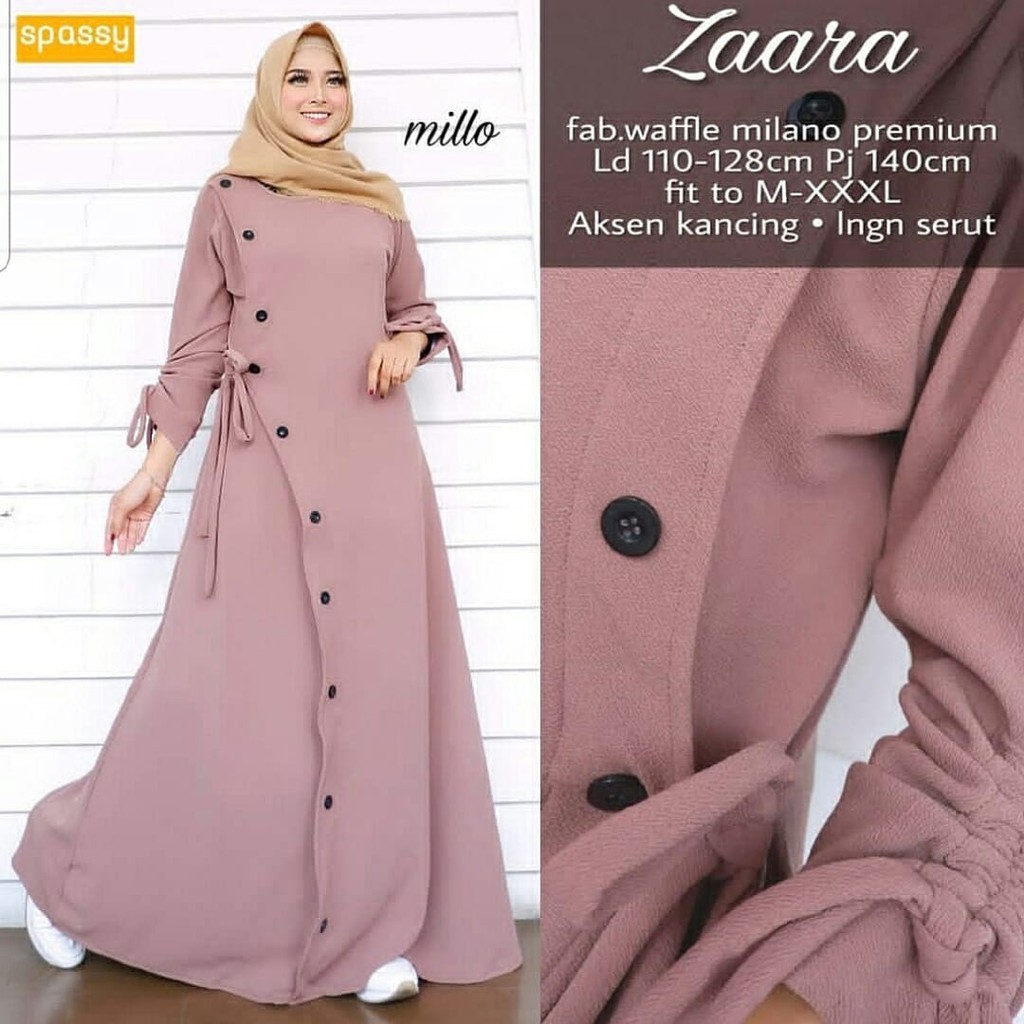 Zaara Dress / Dress Muslim / Gamis Murah