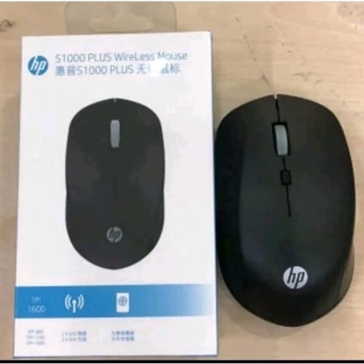 HP s1000 Mouse Wireless USB Optical 1600DPI /HP WIRELESS MOUSE Original