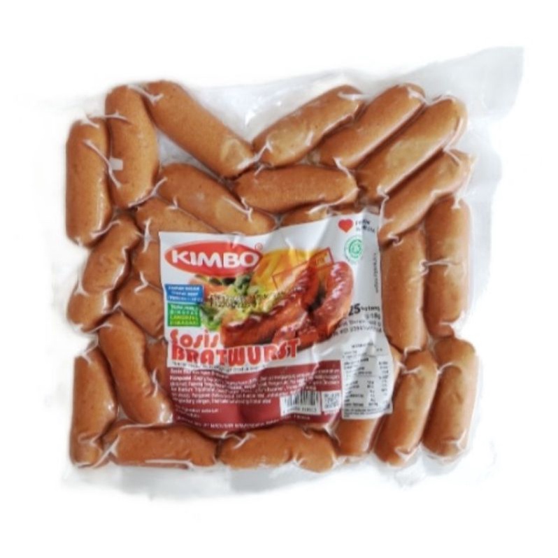 

Kimbo Sosis Bratwurst 450gr 25pcs