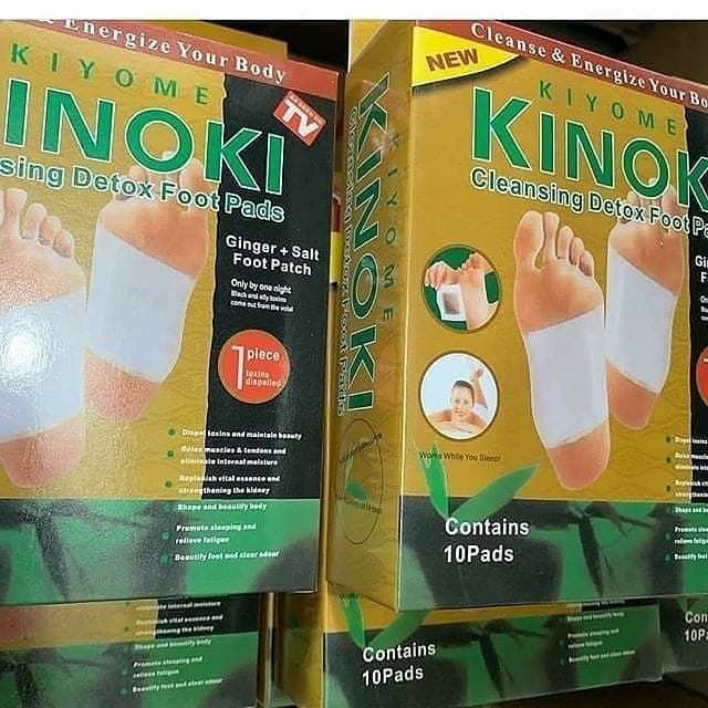 DH Kinoki Koyo Kaki Detox Gold Asli Original Kiyome Cleansing Pads Foot Patch Detox 1 Box [10Pcs]