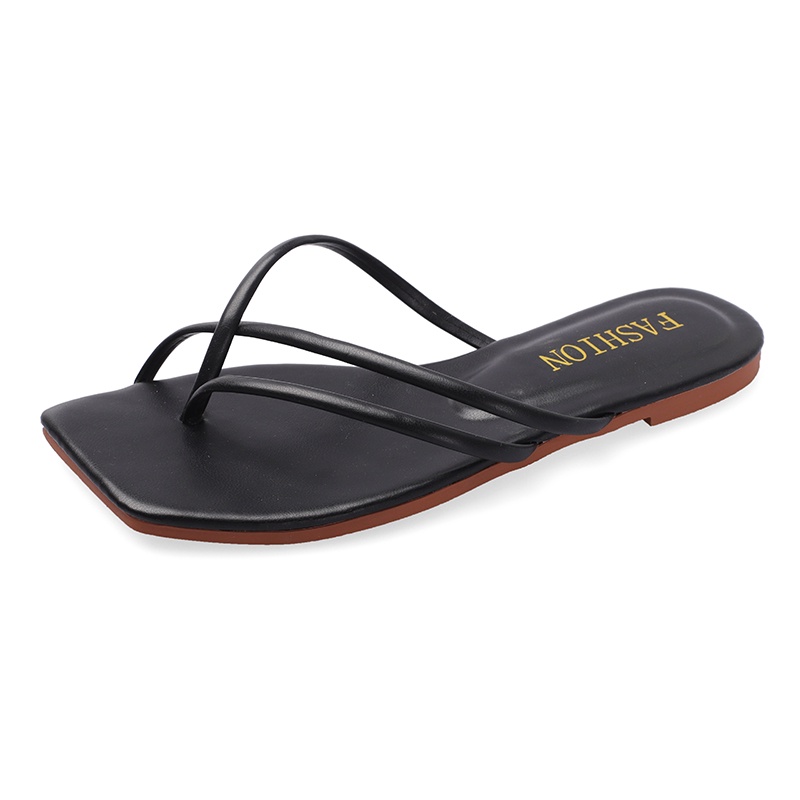 Korea Women Crossover Strap Flip-Flop /Sandal Flat wanita 5083 (Size 36-40)