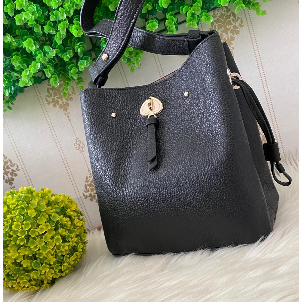 tas katespadee marti small bucket black originall