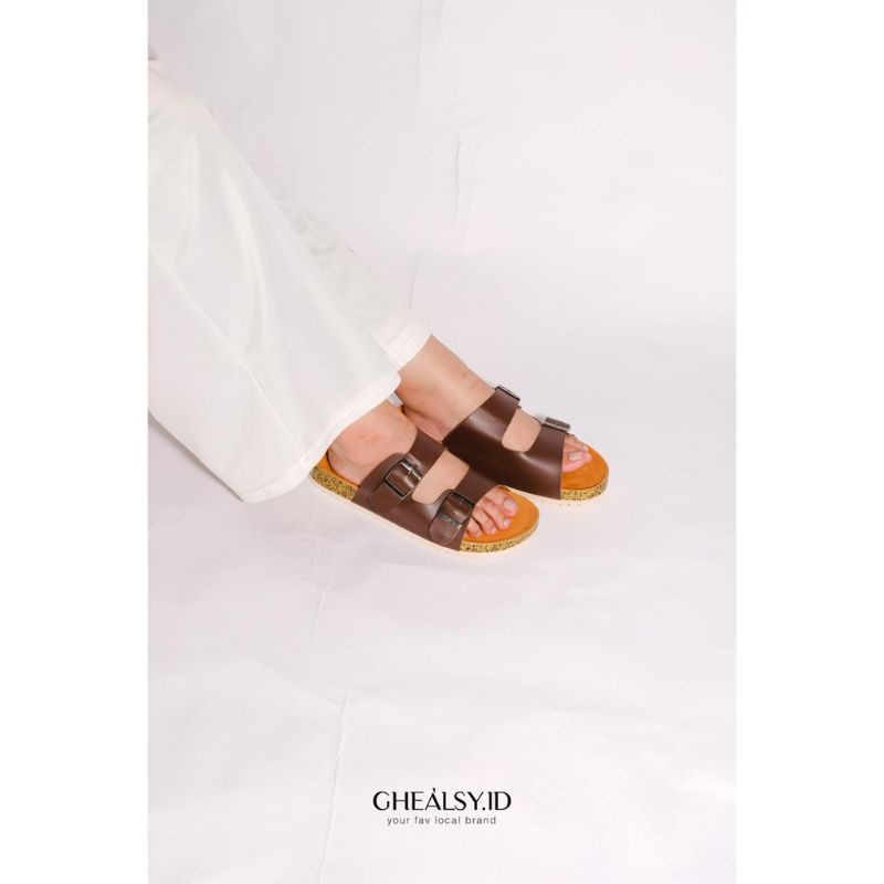 GHEALSYSHOES BIRKEN TWO STRAP (FREE GIFT)