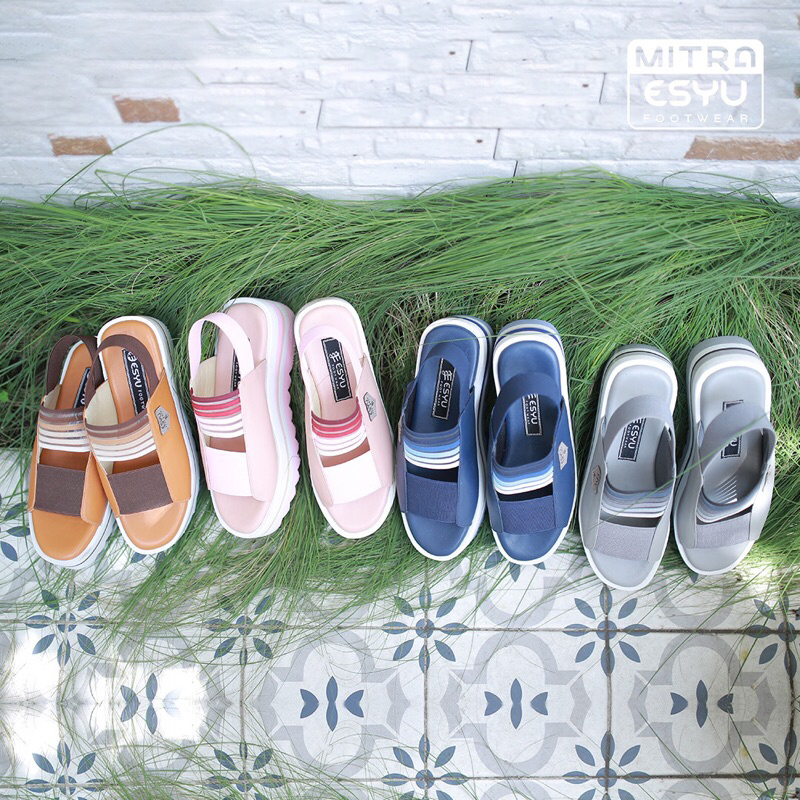 SEPATU SANDAL WEDGES WANITA | ZEHRA SERIES | Esyu Footwear cocok untuk daily dan acara special